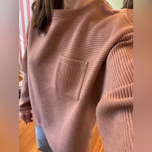 Cozy pink/blush sweater
